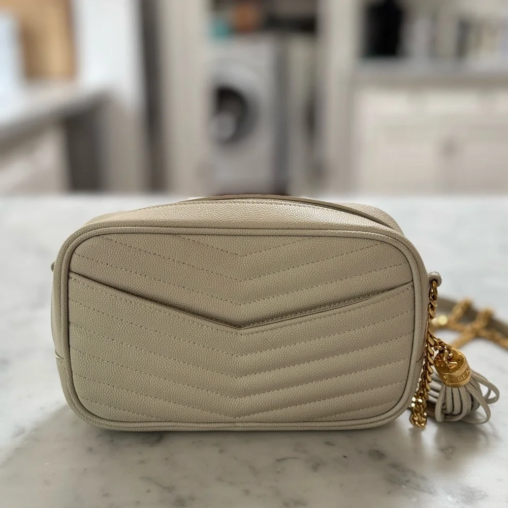 Saint Laurent Women’s Lou Mini Leather Crossbody Bag - Picture 5 of 5